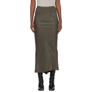 RIck Owens Gonna Calf Bias Skirt in Bosco 42 US 6